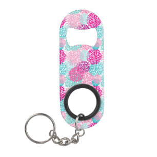 Porte-clé Décapsuleur Motif floral lumineux 2