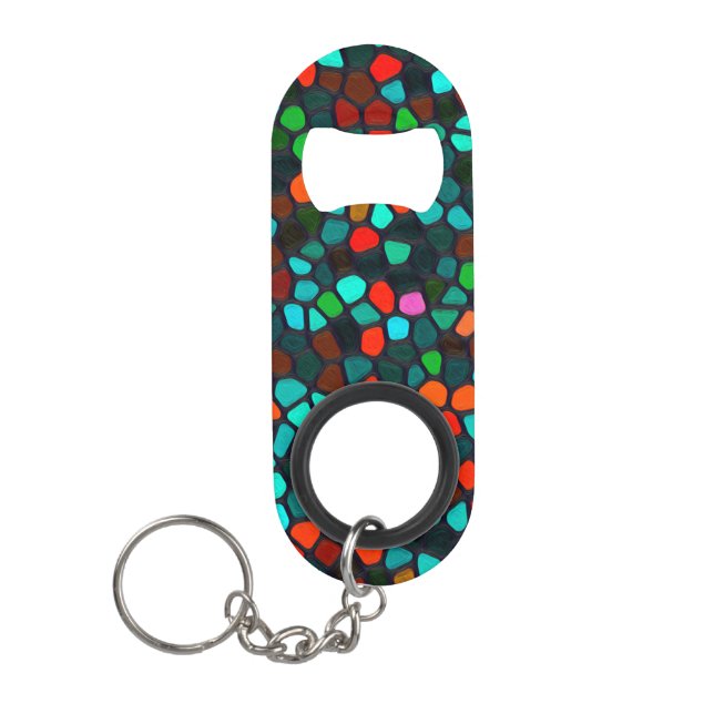 Porte-clé Décapsuleur Multicolore (Devant)