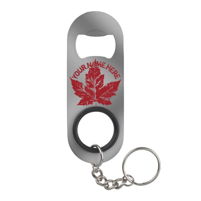 Porte-clé Décapsuleur Ouverture de bouteille Canada Cool personnalisé So (Dos)