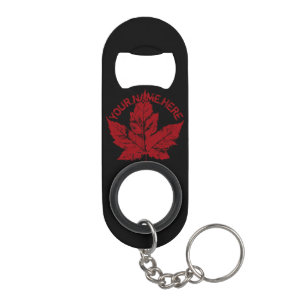 Porte-clé Décapsuleur Ouverture de bouteille Canada Cool personnalisé So
