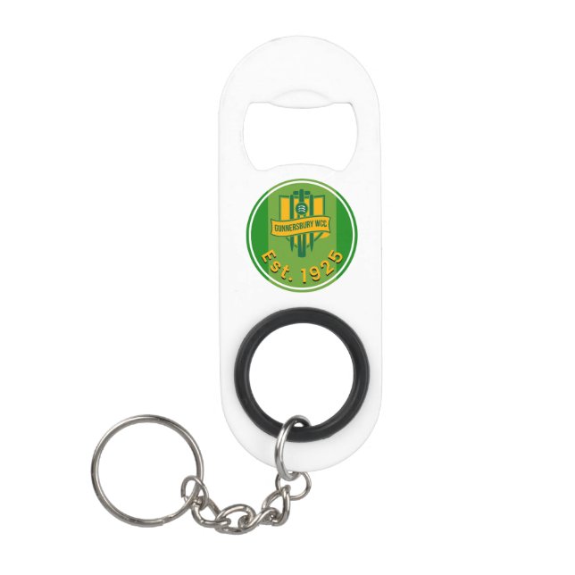 Porte-clé Décapsuleur Ouverture de bouteille centenaire de Gunns (Devant)