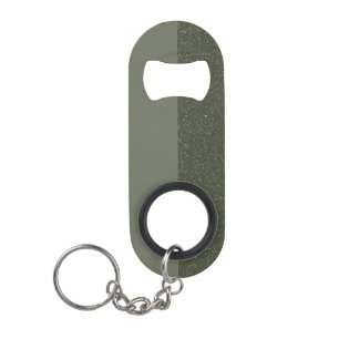 Porte-clé Décapsuleur Ouverture de bouteille verte Moss avec finition fr