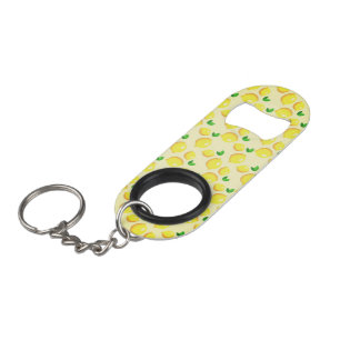Porte-clé Décapsuleur Ouverture Porte - clé citrons jaunes