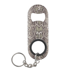Porte-clé Décapsuleur Ouvreur de bouteille de peau de serpent