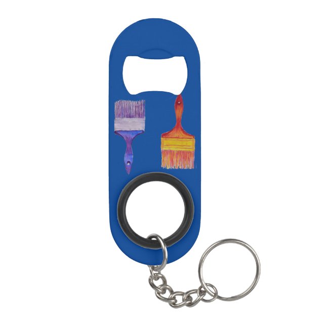 Porte-clé Décapsuleur ouvreur de bouteille de pinceau (Dos)