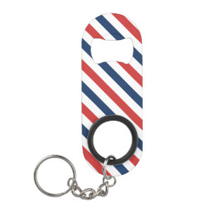 Porte-clé Décapsuleur Patriotique Rouge Blanc et Bleu