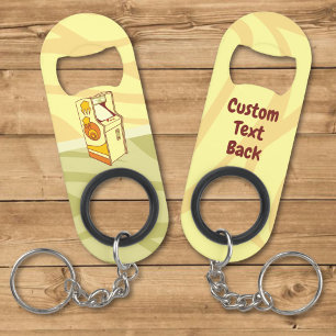 Porte-clé Décapsuleur Porte-clés ouvre-bouteille console de jeu d'arcade