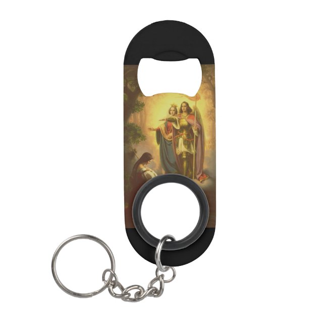 Porte-clé Décapsuleur Sainte Jeanne d'Arc (Devant)
