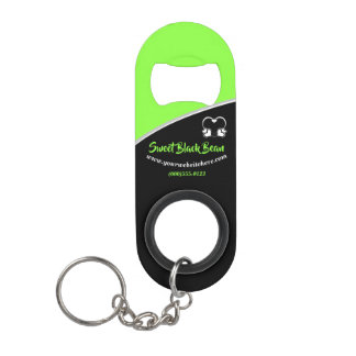 Porte-clé Décapsuleur Sweet Green Bean Porte - clé d'affaires promotionn