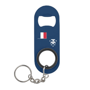 Porte-clé Décapsuleur Terres australes et antarctiques françaises
