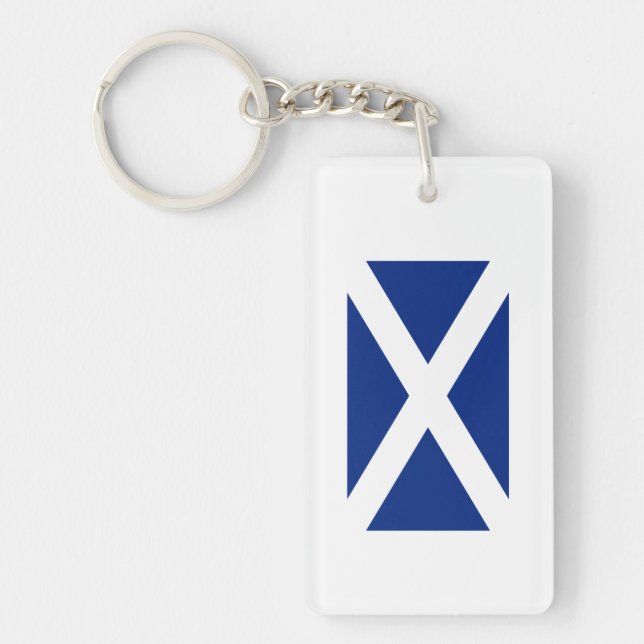 Porte - clé d'écossais de drapeau de Saint Andrews (Devant)