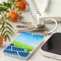 Porte - clé D'Énergie Solaire Et Éolienne