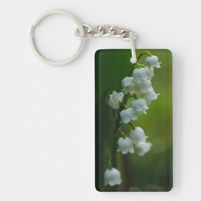 Porte - clé des fleurs de la Lily de la Vallée (Devant)