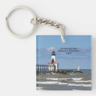 Porte - clé des phares de Michigan City