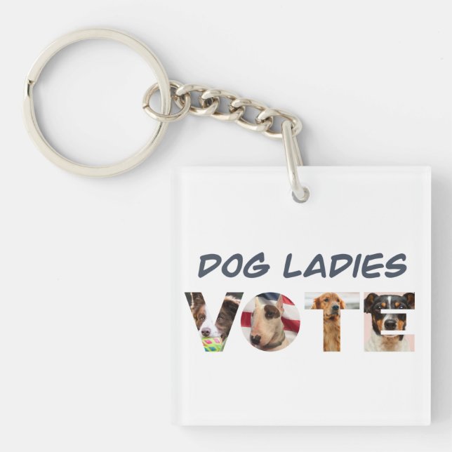 Porte - clé des votes pour les dames de chien (Devant)