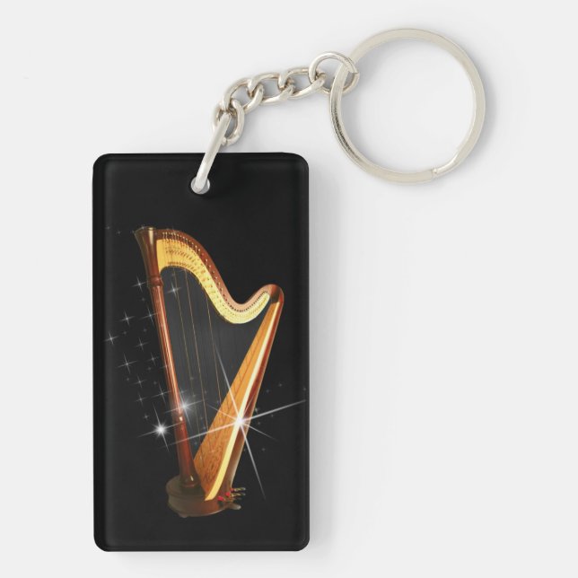 Porte - clé d'harpe de pédale (Dos)