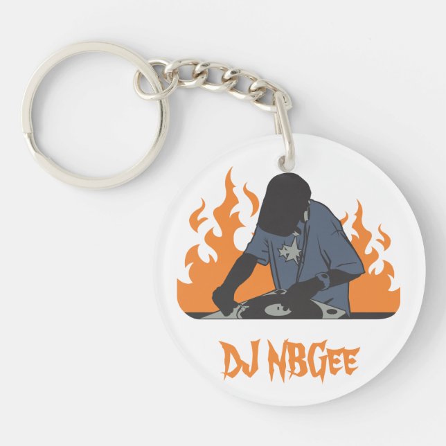 Porte - clé DJ NBGee (Devant)