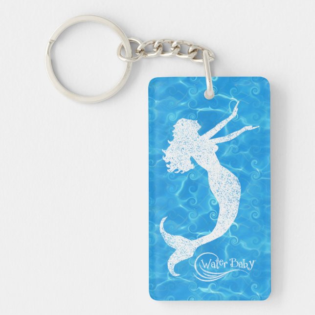 Porte - clé d'onde de sirène de bébé d'eau (Devant)