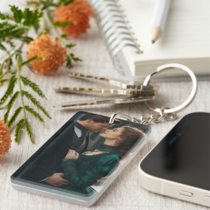 Porte - clé double face avec votre image ou votre 