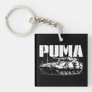 Porte - clé (double face) de carré du puma (IFV)