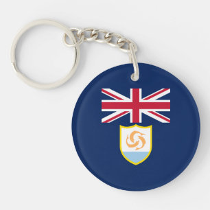 Porte - clé du drapeau patriotique Anguilla