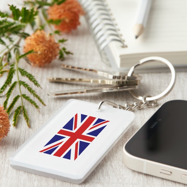 Porte - clé du drapeau Union Jack UK (Devant droit)