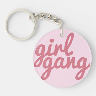 Porte - clé du féminisme d'amitié de bande de