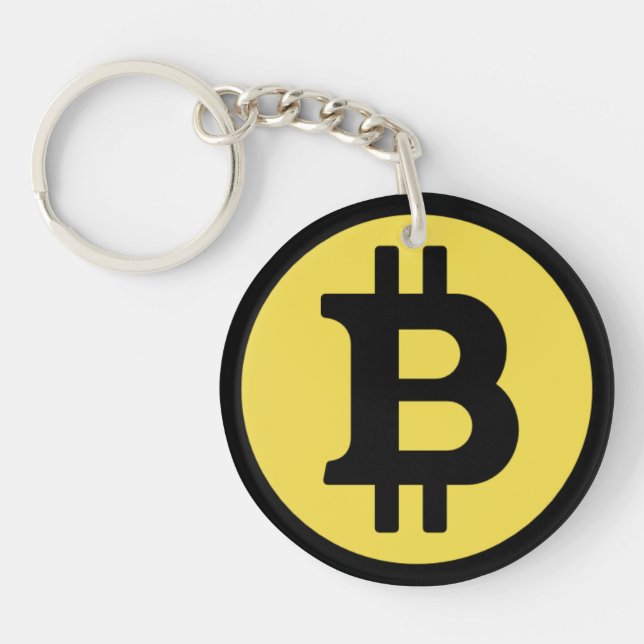 Porte - clé du logo Bitcoin (Devant)