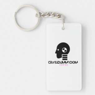 Porte - clé du logo de jeu CrashDummyDom