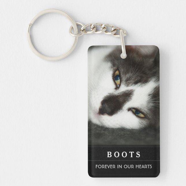 Porte - clé du Mémorial des Chats - Poème du Jardi (Devant)