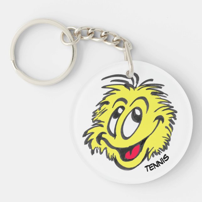 Porte - clé du tournoi de tennis Ball (Devant)