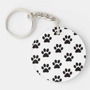 Porte - clé Empreintes de pattes de chats