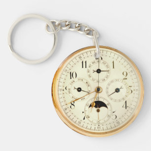 Porte - clé FOB de conception de montre d'or
