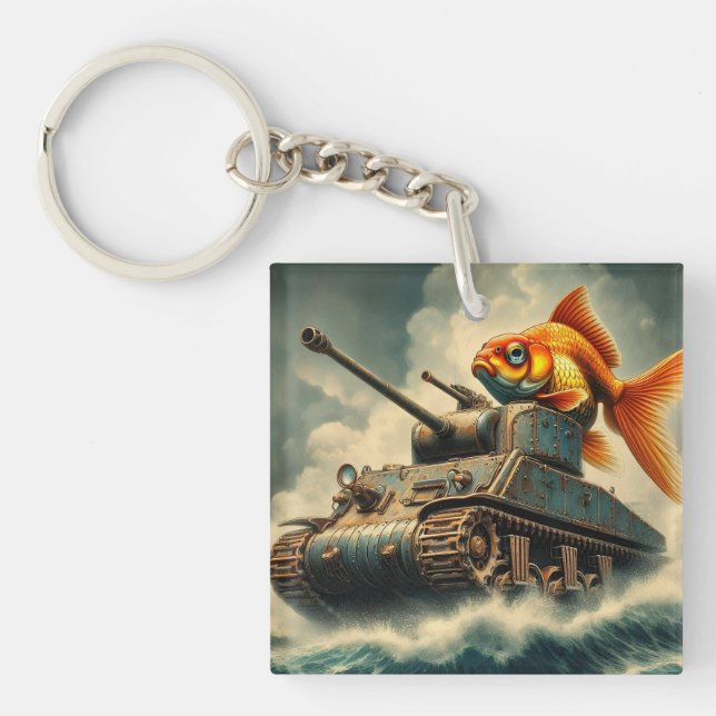 porte - clé "Goldfish Adventure" (Devant)