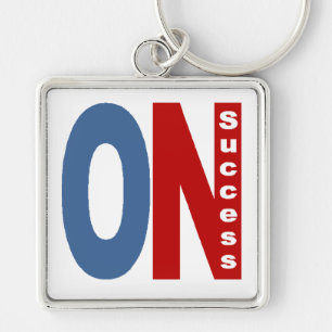 Porte-clé grand carré Premium ONTARIO SUCCESS Keychain