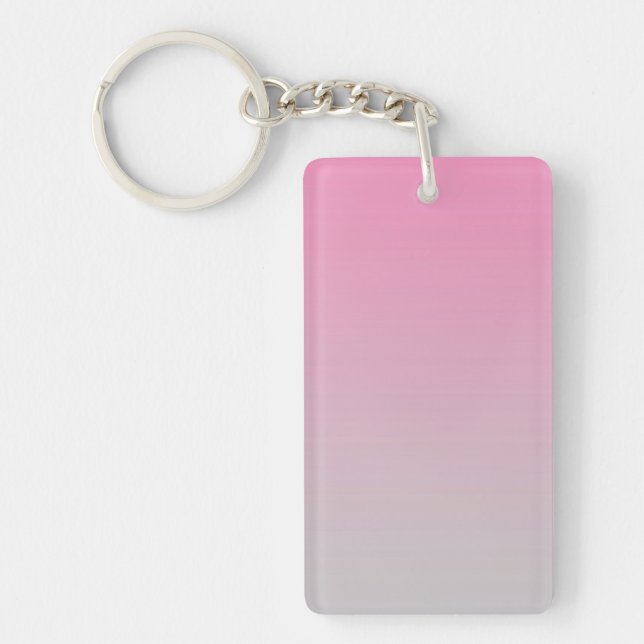 Porte - clé : GRIS ROSE OMBRE (Devant)