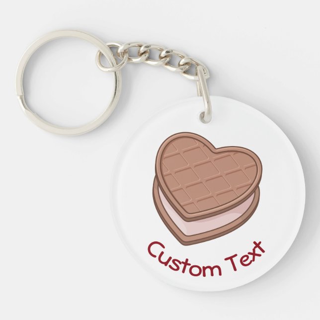 Porte - clé Heart Biscuit (Devant)