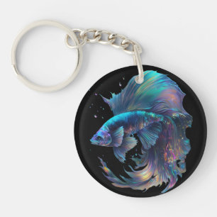 Porte - clé Holographique Beta Fish