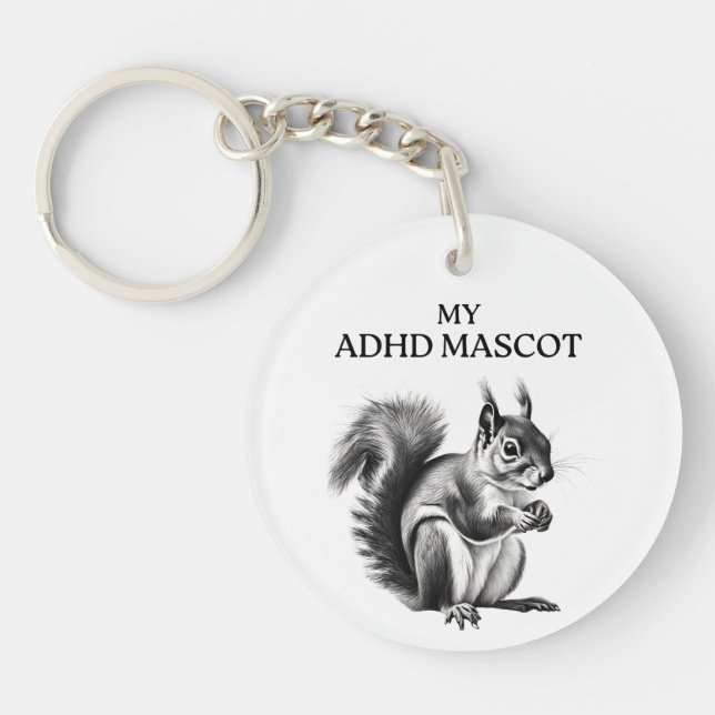 PORTE - CLÉ HUMOUR ADHD (Devant)