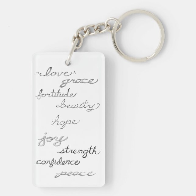 Porte - clé Inspirer les mots (Dos)