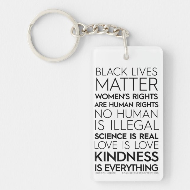 Porte - clé #KindnessIsEverything (Devant)