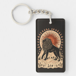 Porte - clé Leo Celestial Zodiac Art