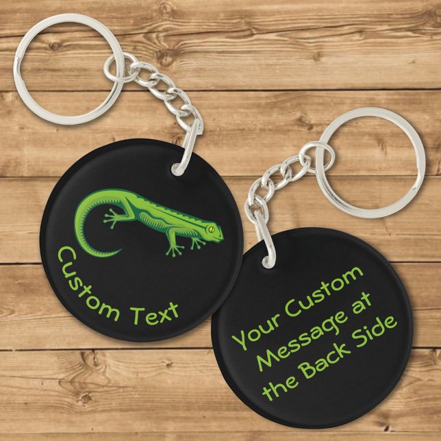 Porte - clé Lizard vert (Créateur téléchargé)