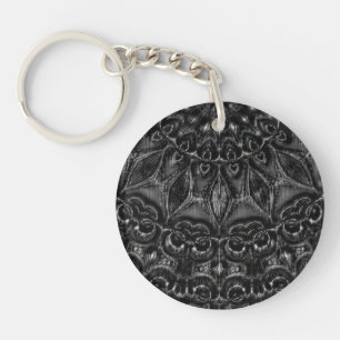 Porte - clé Mandala Charcharbon
