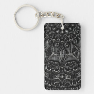 Porte - clé Mandala Charcharbon
