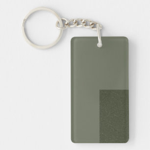 Porte - clé moderne Moss Green Edge - personnalisa