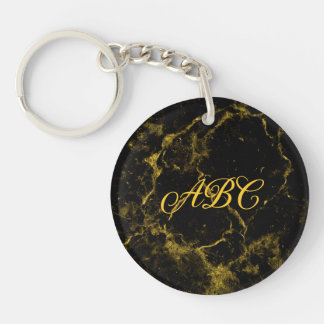 Porte - clé Noir Et Or