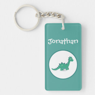 Porte - clé nommé rectangulaire personnalisé de