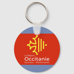 porte-clé "Occitanie" France Keychain
