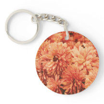 Porte - clé Orange Chrysanthemum